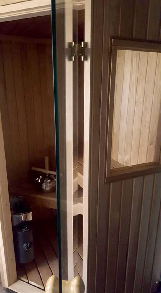 Badstue med hjørnedør